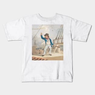 Caricature of a Sailor (One of a Set of Three) by John Sell Cotman Kids T-Shirt